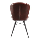 Lars Side Chair - Genuine Leather - NWOF