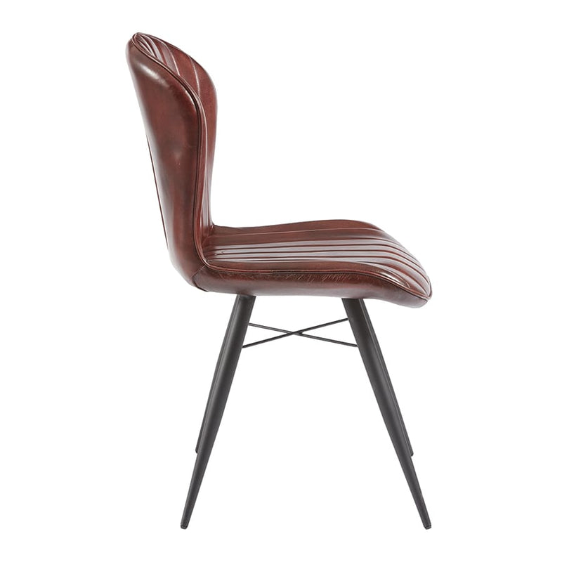 Lena Side Chair - Genuine Leather