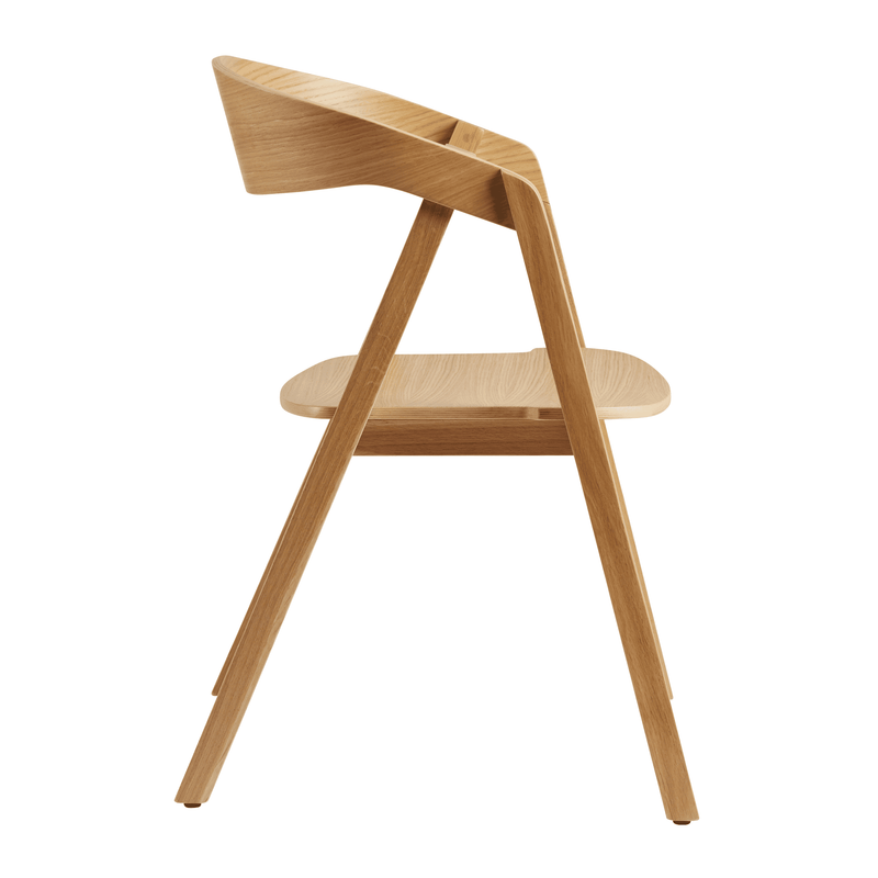 Luca Stacking Armchair - Natural Oak