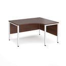 Maestro 25 Ergonomic Desk With Bench Leg - Walnut - NWOF