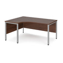 Maestro 25 Ergonomic Desk With Bench Leg - Walnut - NWOF