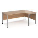Maestro 25 Ergonomic Desk With Bench Leg - Beech - NWOF