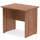 Impulse 800mm Slimline Desk With Panel Leg