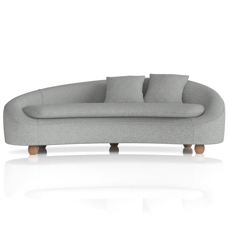 Mimi 3 Seater Curved Sofa - NWOF