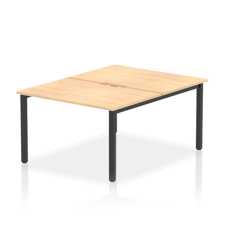 Evolve Plus B2B 2 Person Bench Desk - Maple