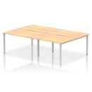 Evolve Plus B2B 4 Person Bench Desk - Maple - NWOF