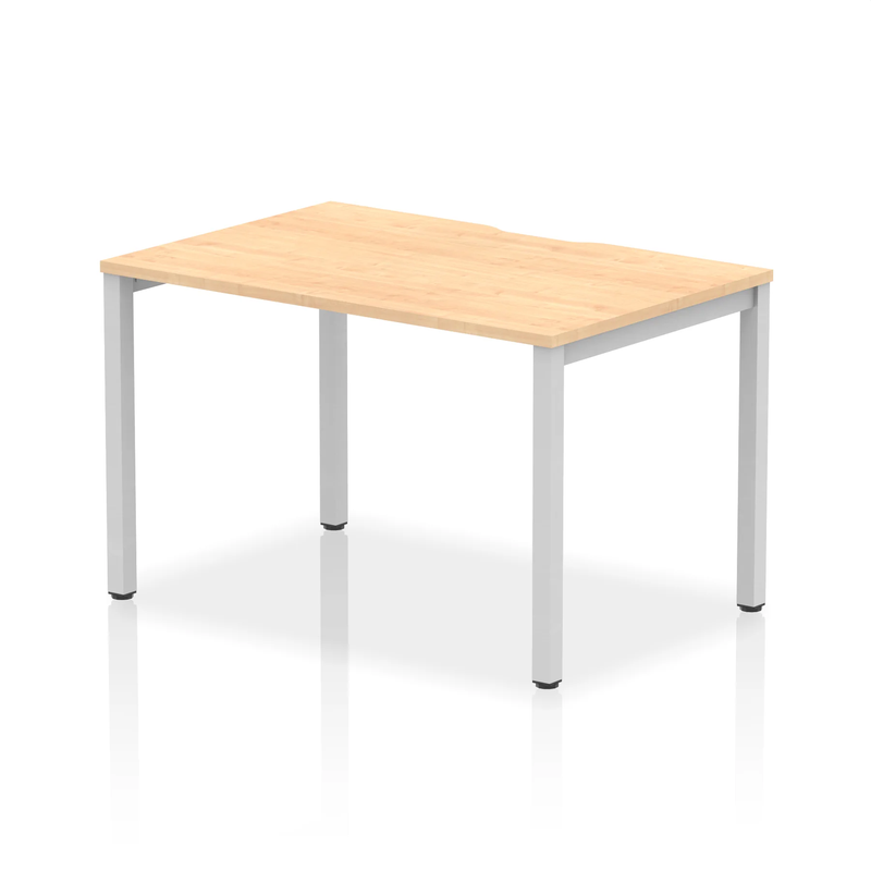 Evolve Plus Single Starter Bench Desk - Maple