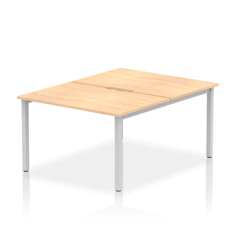 Evolve Plus B2B 2 Person Bench Desk - Maple