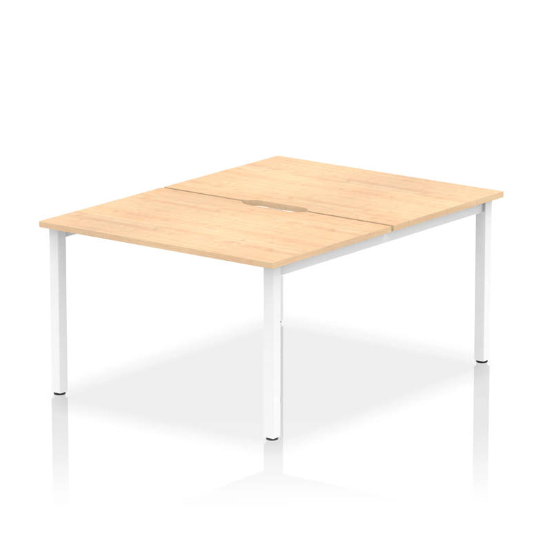 Evolve Plus B2B 2 Person Bench Desk - Maple