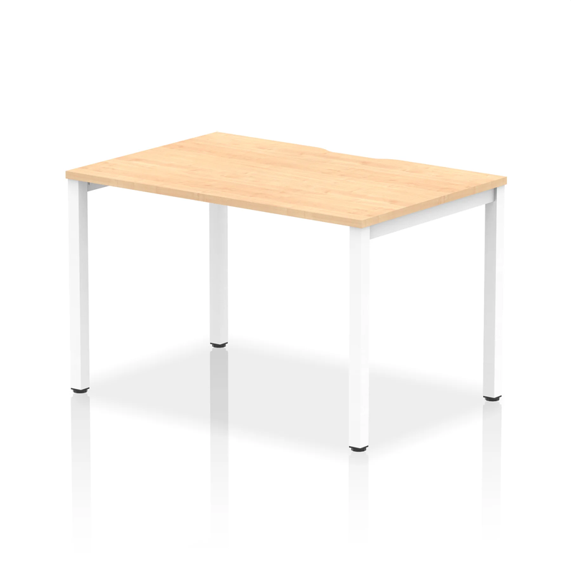 Evolve Plus Single Starter Bench Desk - Maple