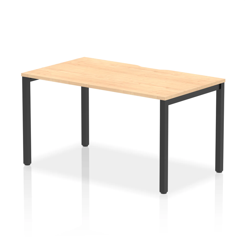 Evolve Plus Single Starter Bench Desk - Maple