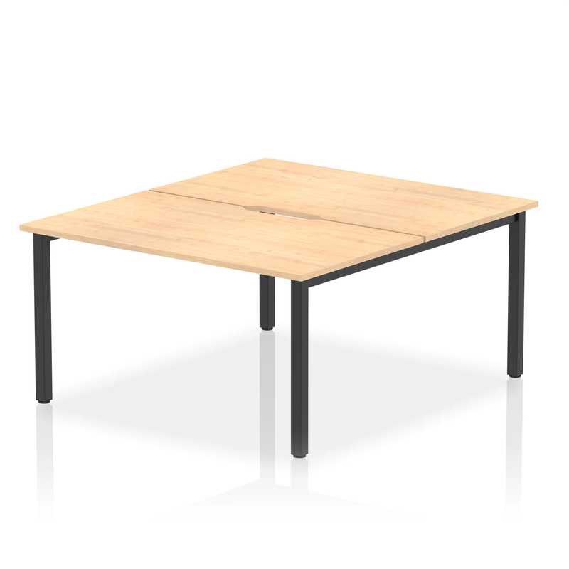 Evolve Plus B2B 2 Person Bench Desk - Maple