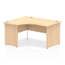 Impulse Crescent Desk With Panel End Leg - Maple - NWOF