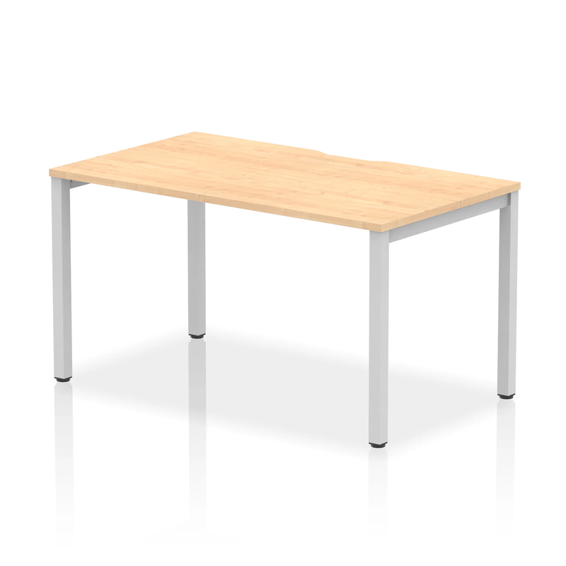 Evolve Plus Single Starter Bench Desk - Maple