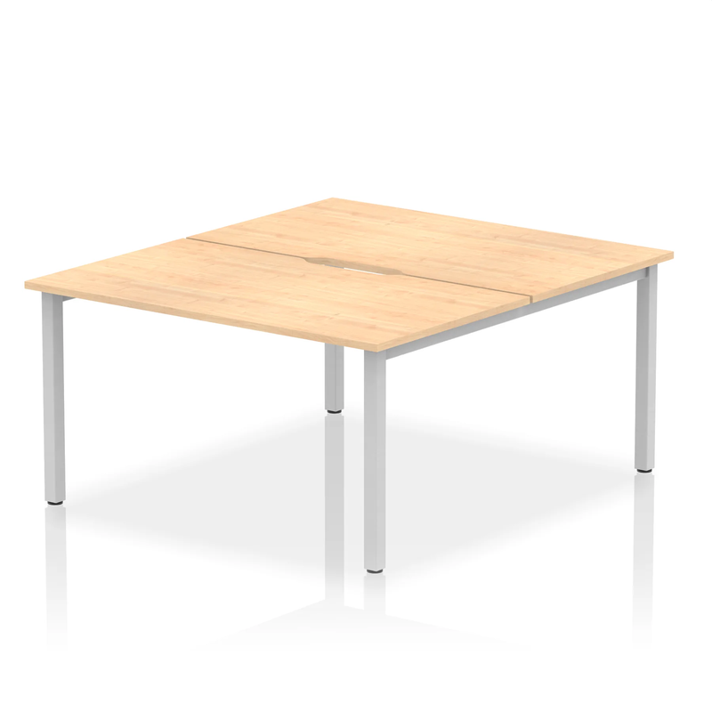 Evolve Plus B2B 2 Person Bench Desk - Maple