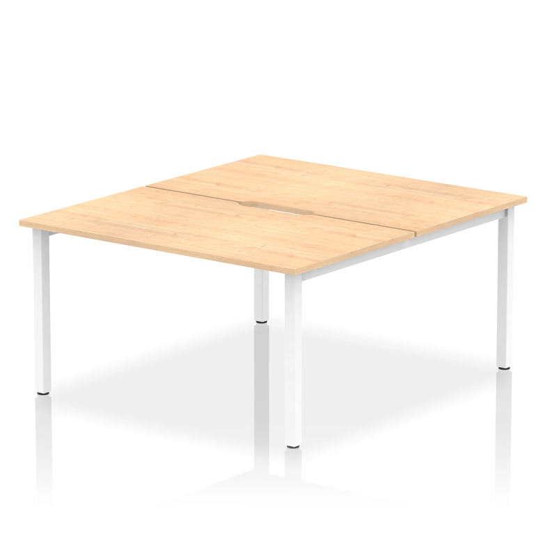 Evolve Plus B2B 2 Person Bench Desk - Maple