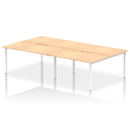 Evolve Plus B2B 4 Person Bench Desk - Maple - NWOF