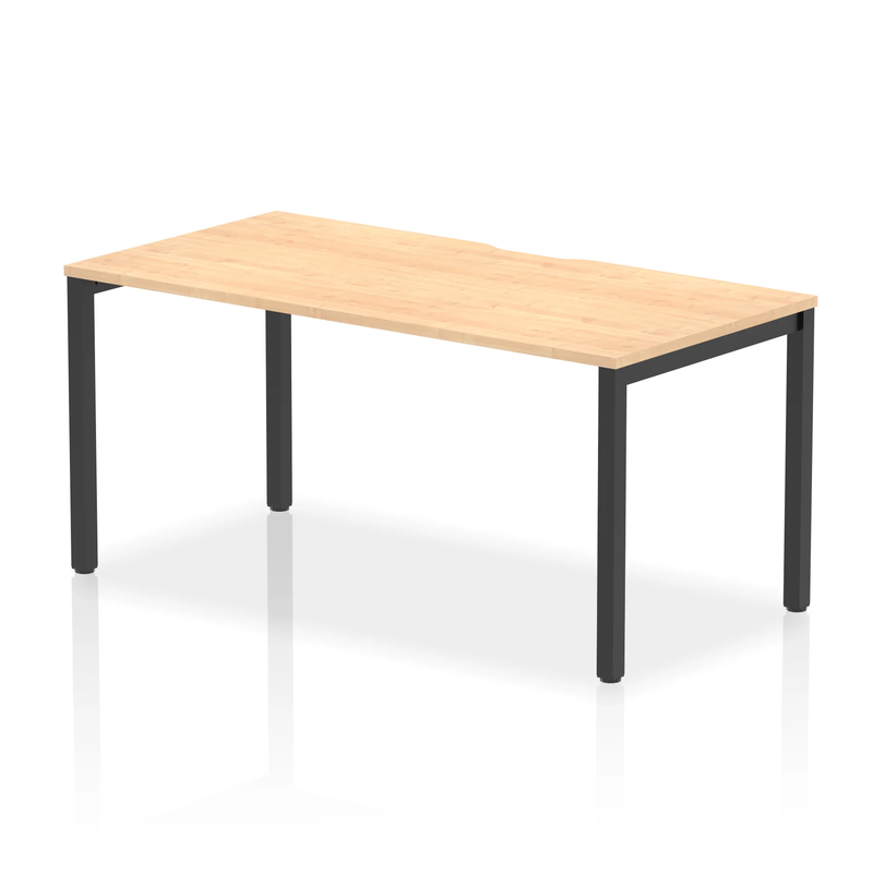 Evolve Plus Single Starter Bench Desk - Maple