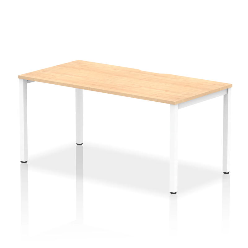 Evolve Plus Single Starter Bench Desk - Maple