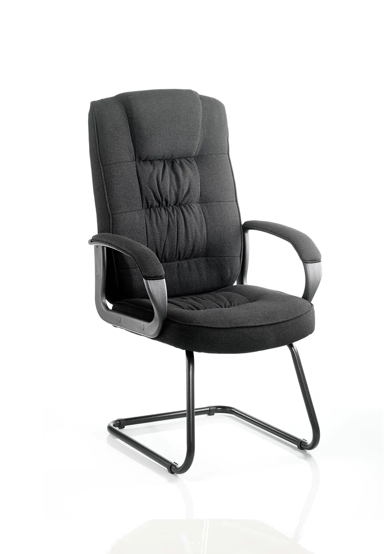 Moore High Back Cantilever Visitor Chair With Arms - NWOF