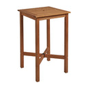 More Robina Wood Bar Height Table - 70x70cm - NWOF