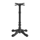 Nevada 4 Toe Table Base - Black Aluminium - NWOF