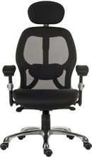 Teknik Office Cobham Executive Chair Breathable Mesh Backrest With Matching Height Adjustable Padded Armrests - NWOF