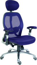 Teknik Office Cobham Executive Chair Breathable Mesh Backrest With Matching Height Adjustable Padded Armrests - NWOF