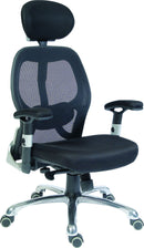 Teknik Office Cobham Executive Chair Breathable Mesh Backrest With Matching Height Adjustable Padded Armrests - NWOF