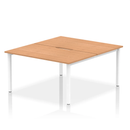 Evolve Plus B2B 2 Person Bench Desk - Oak - NWOF