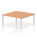 Evolve Plus B2B 2 Person Bench Desk - Oak - NWOF
