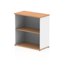 Impulse Bookcase - Oak & White - NWOF
