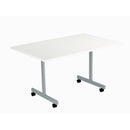 One Eighty Rectangular Tilting Table - White - NWOF