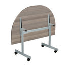 One Eighty D-End Tilting Table - Grey Oak - NWOF