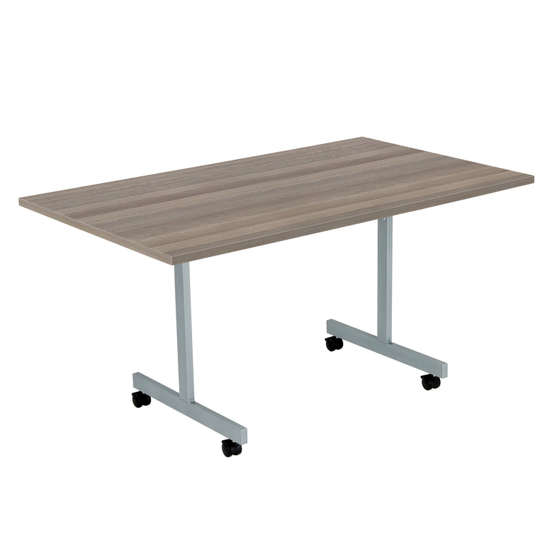 One Eighty Rectangular Tilting Table - Grey Oak - NWOF