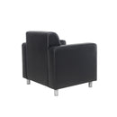 Iceberg Leather Faced Armchair - NWOF