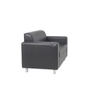 Iceberg Leather Faced Sofa - NWOF