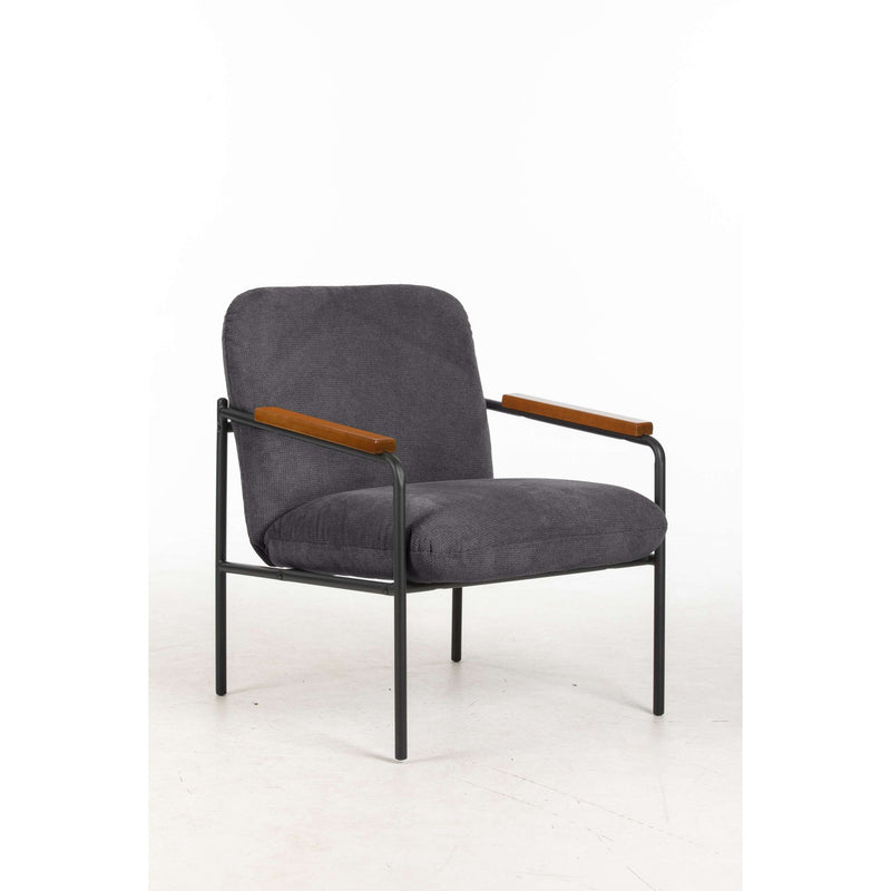 Settle Reception Chair With Wooden Arm Pads - NWOF