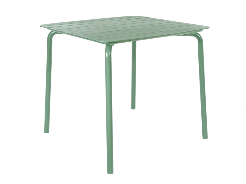 Breeze Aluminium Square Slatted Table - NWOF