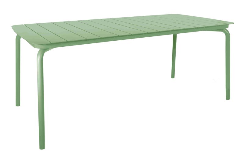 Breeze Aluminium Rectangular Slatted Table - NWOF