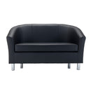 Tub PU Sofa With Metal Feet - NWOF