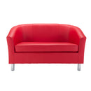 Tub PU Sofa With Metal Feet - NWOF