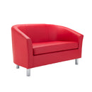 Tub PU Sofa With Metal Feet - NWOF