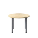 One Fraction Plus Circular Meeting Table - Maple - NWOF