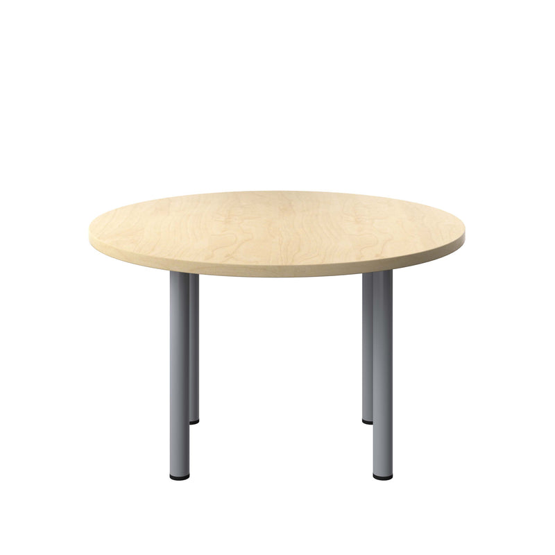 One Fraction Plus Circular Meeting Table - Maple - NWOF