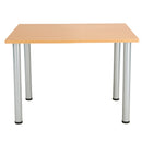 One Fraction Plus Rectangular Meeting Table - Beech - NWOF