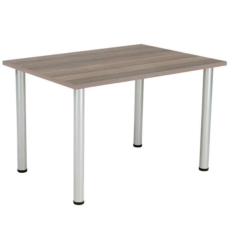 One Fraction Plus Rectangular Meeting Table - Grey Oak - NWOF