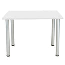 One Fraction Plus Rectangular Meeting Table - White - NWOF