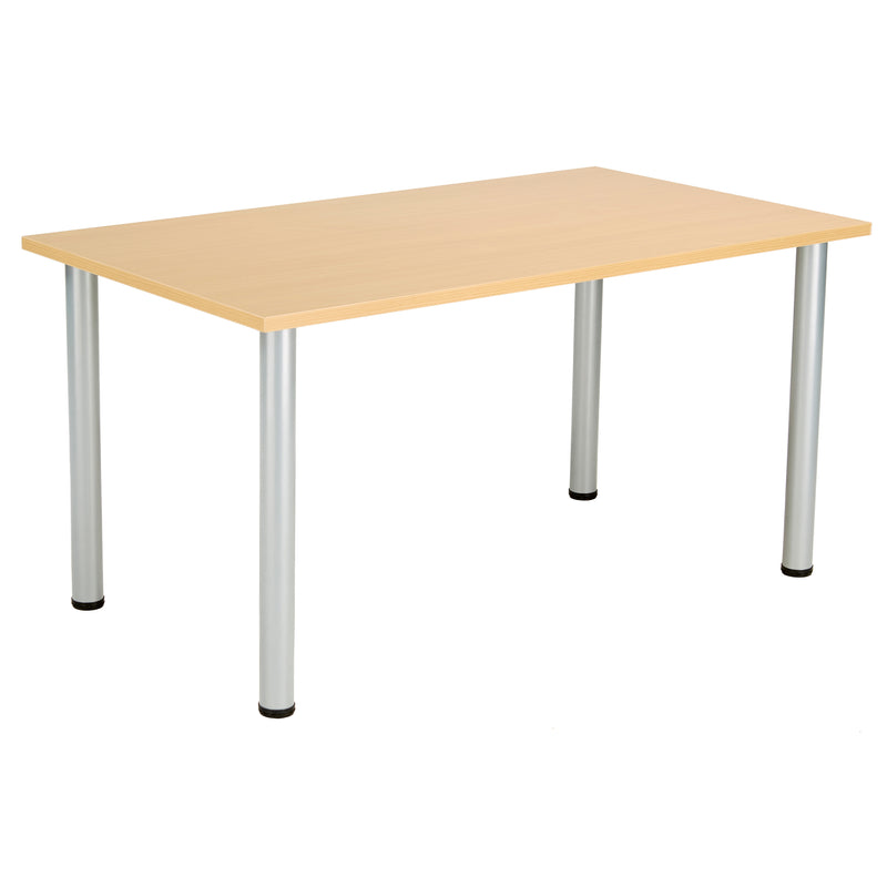 One Fraction Plus Rectangular Meeting Table - Nova Oak - NWOF