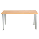 One Fraction Plus Rectangular Meeting Table - Beech - NWOF
